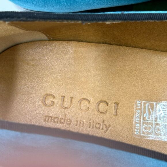Men’s Gucci horse bit velvet loafers size 10 made in Italy - Picture 6 of 10
